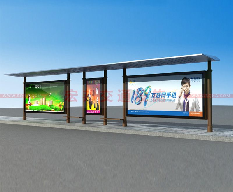 公交候車亭常規(guī)尺寸、價格