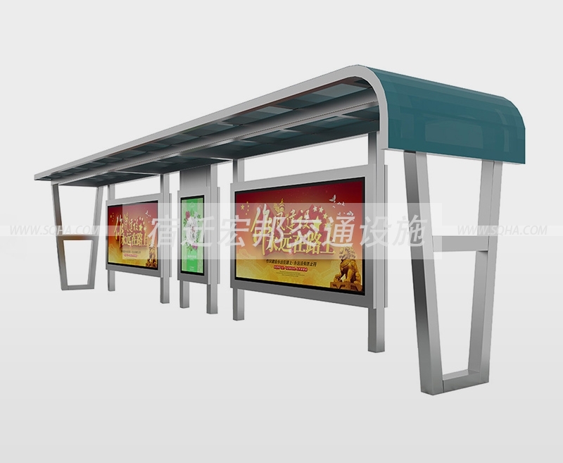 宏邦公交候車(chē)亭公司廠家圖